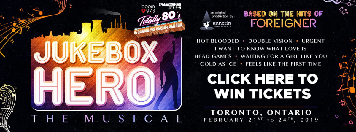 Win a pair of tickets to Jukebox Hero - The Musical - Totally 80's Long Weekend