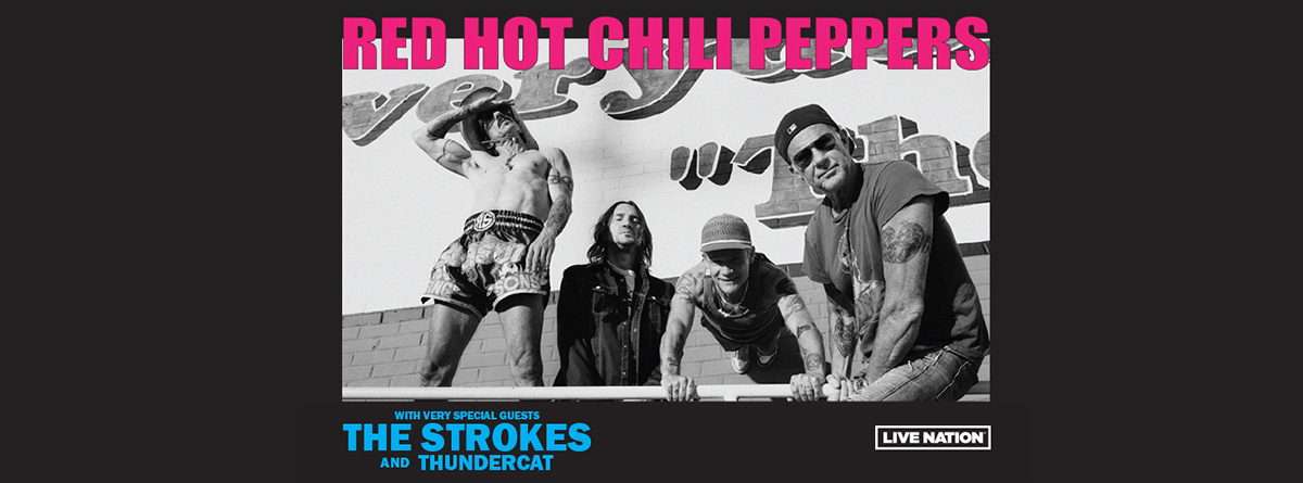 Win tickets to see the Red Hot Chili Peppers in 2022!
