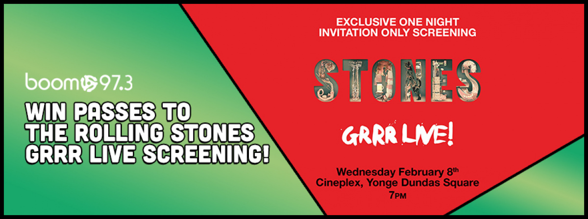 Win passes to The Rolling Stones GRRR Live Screening!