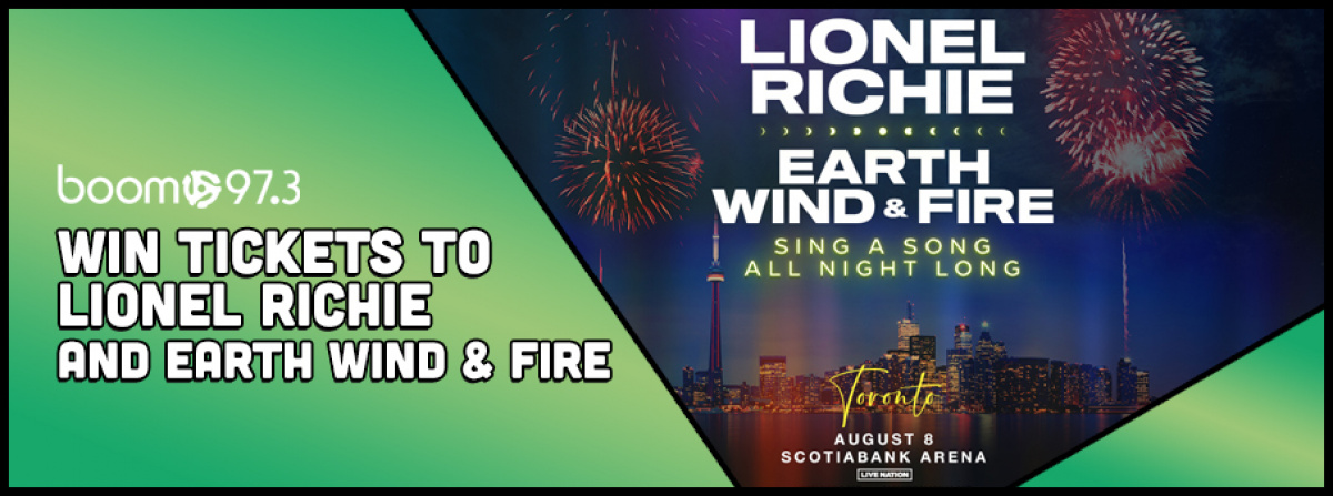 Win tickets to Lionel Richie and Earth Wind & Fire