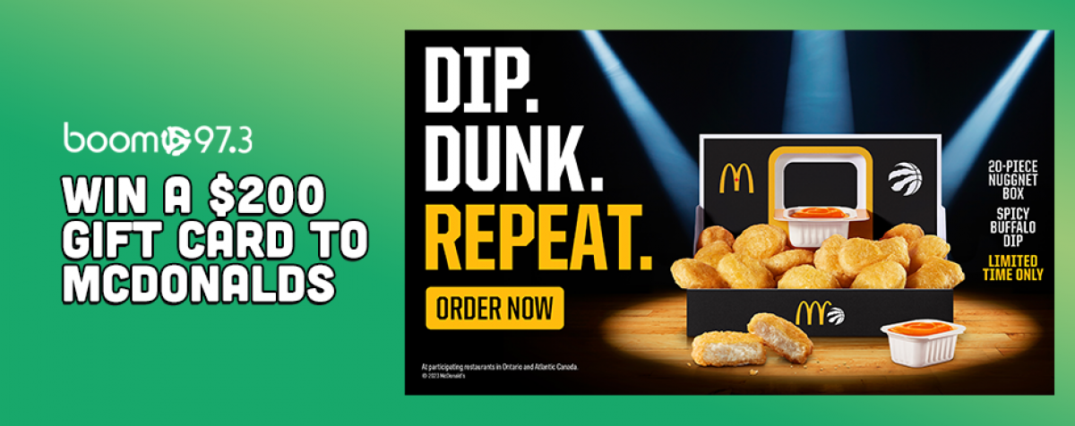 Win a $200 Gift Card to McDonald's