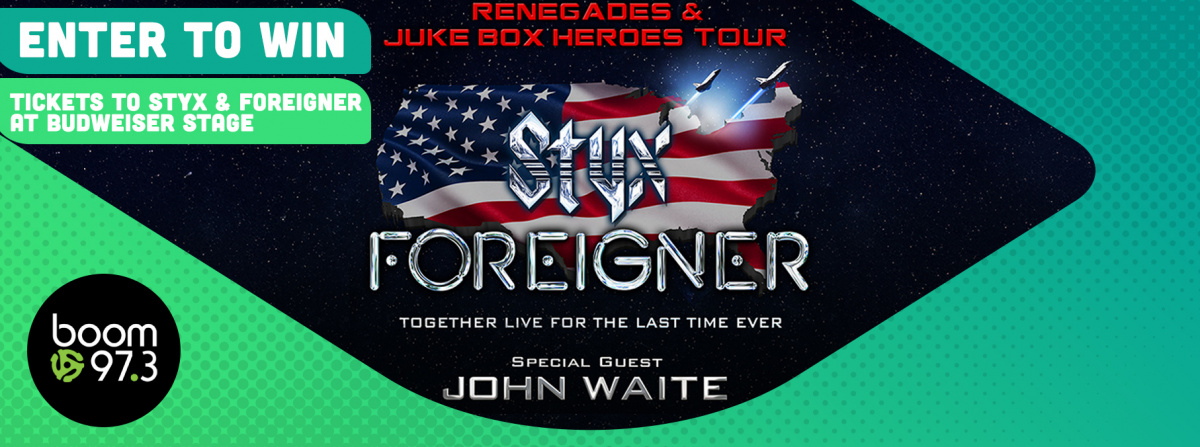 Enter to win tickets to Styx & Foreigner