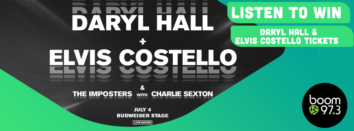 Enter to win tickets to Elvis Costello & Daryl Hall