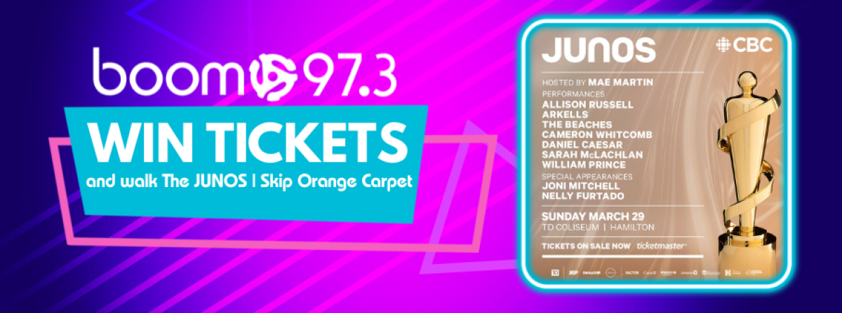 Win tickets and walk The 2026 JUNO Awards Red Carpet!
