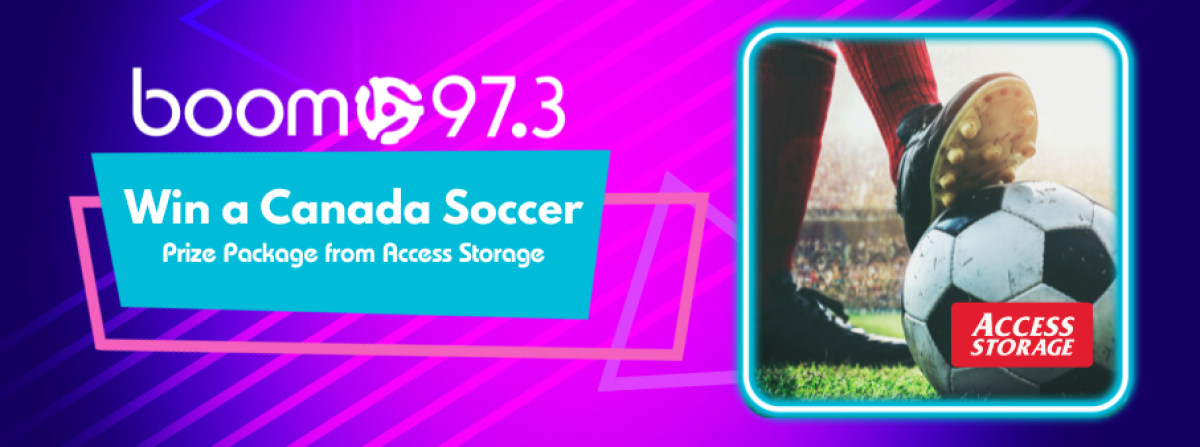 Win a Canada Soccer prize pack from Access Storage