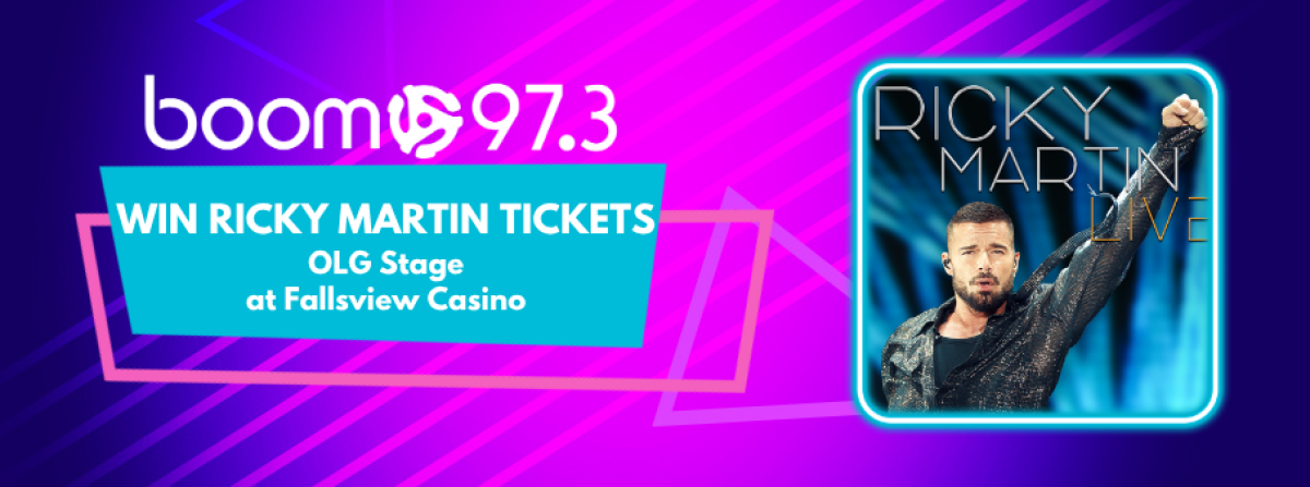 Win tickets to Ricky Martin